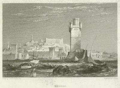 Rhodes by after Joseph Mallord William Turner