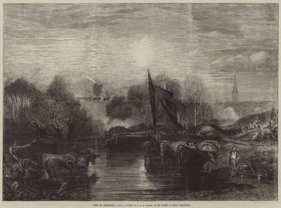 View of Abingdon by after Joseph Mallord William Turner