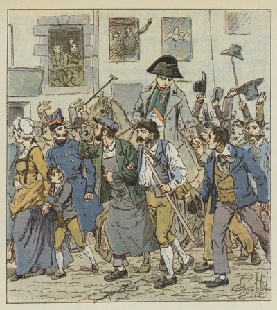 Upon His Return from Elba, the Emperor Was Received in the Faubourg Saint-Antoine with Unparalleled Enthusiasm by after Louis Charles Bombled