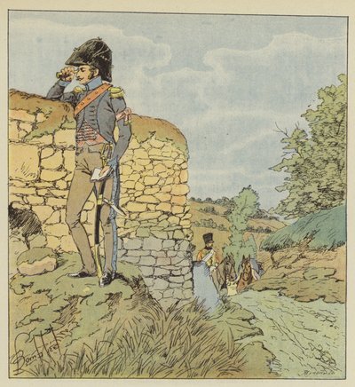 Aide-de-camp of a Division General by after Louis Charles Bombled