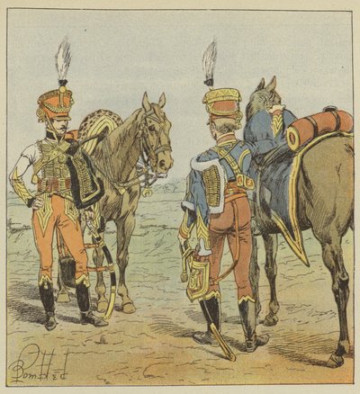 Aides-de-camp, of the Major General, of the Marshal by after Louis Charles Bombled