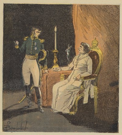 Arrest of the Pope by General Radet by after Louis Charles Bombled