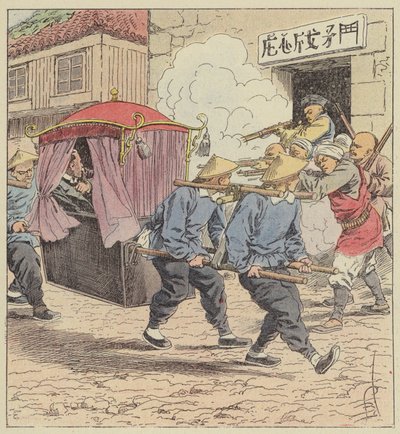 Assassination of Baron Ketteler, German Ambassador in Beijing by after Louis Charles Bombled
