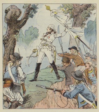 Charette is the True Hero of the War of Vendée by after Louis Charles Bombled