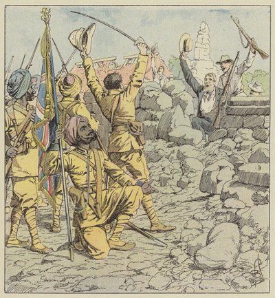 Liberation of the Legations, Entry of the Sikhs by after Louis Charles Bombled