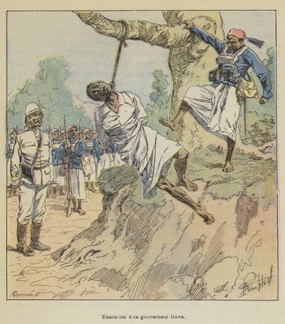 Execution of a Hova Governor by after Louis Charles Bombled