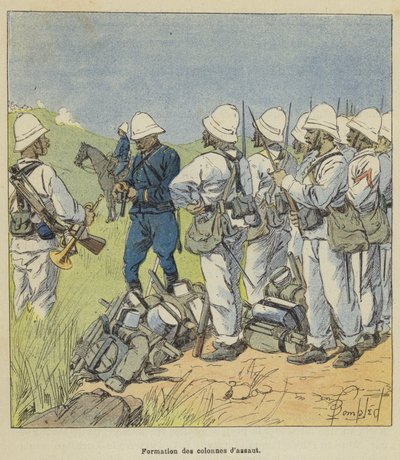 Formation of Assault Columns by after Louis Charles Bombled