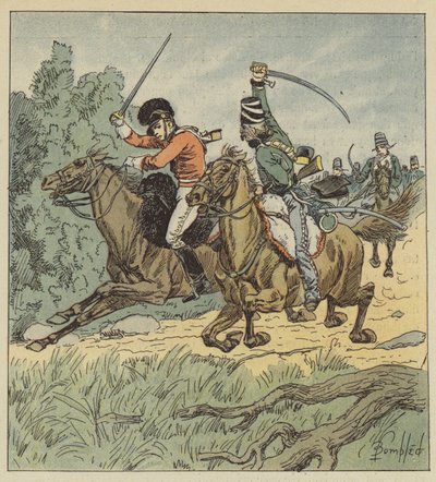 He had fought a lot against ours in Flanders, he bore the marks by after Louis Charles Bombled