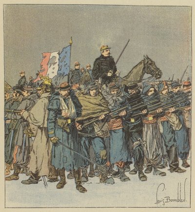 They Saved the Honor! by after Louis Charles Bombled