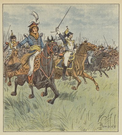 Never, at the head of a cavalry, was there someone as brilliant, brave, and determined by after Louis Charles Bombled