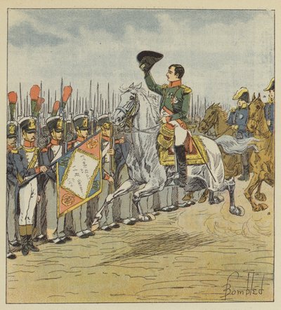 I was in Lyon, I was reviewing troops by after Louis Charles Bombled
