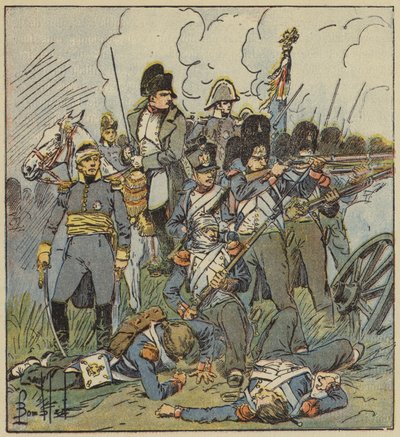 The Emperor had just lost a great battle by after Louis Charles Bombled