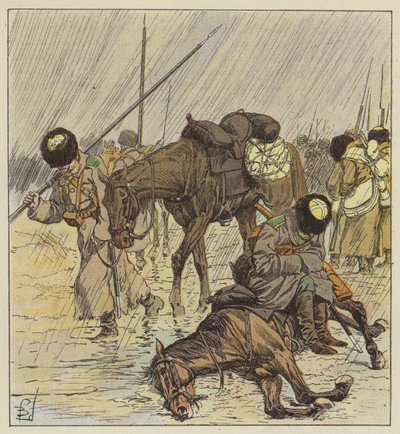 The Rain by after Louis Charles Bombled