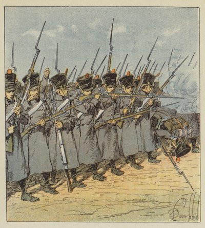 The valiant youth he commands compensates for everything by after Louis Charles Bombled