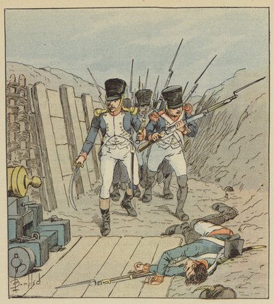 Captain de Chambure, the leader of this famous company, etc. by after Louis Charles Bombled