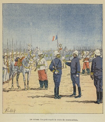 Colonel Bouguie Receives the Commander
