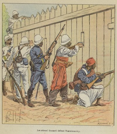 Colonel Gonard defends Tsainimandry by after Louis Charles Bombled