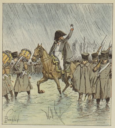 The flood surprised the troops in full operation by after Louis Charles Bombled