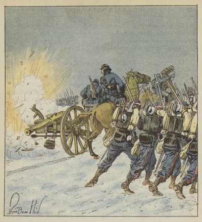 The Vendee Mobiles Move to the Attack by after Louis Charles Bombled