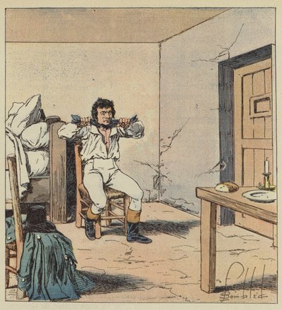 Death of Pichegru by after Louis Charles Bombled