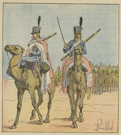 Napoleon created camel regiments by after Louis Charles Bombled