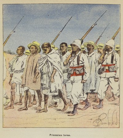 Hova Prisoners by after Louis Charles Bombled