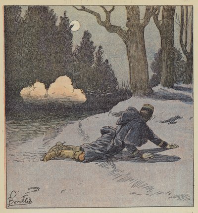 Surprise at Chambord, Lieutenant-Colonel Pinelli by after Louis Charles Bombled