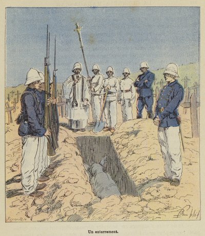 A Burial by after Louis Charles Bombled