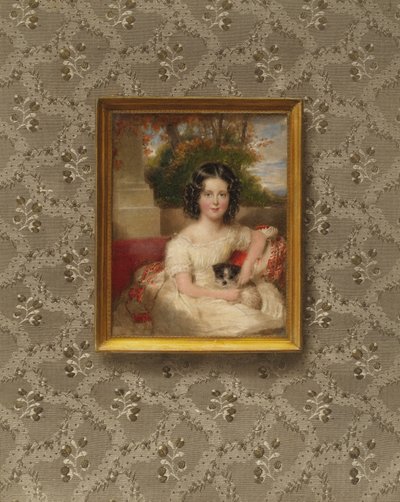 Portrait of Princess Ida Schwarzenberg, born Princess of Liechtenstein, as a child by after Moritz Michael Daffinger