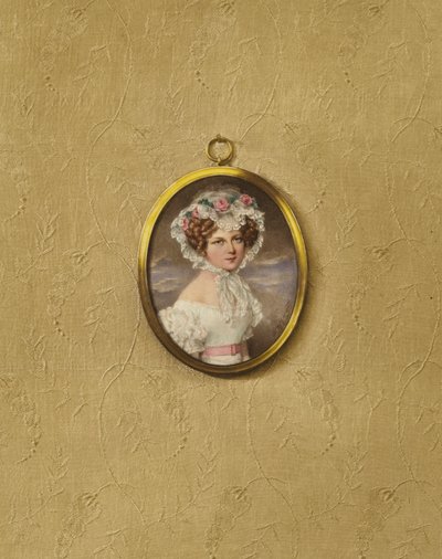 Portrait of a young Viennese woman by after Moritz Michael Daffinger