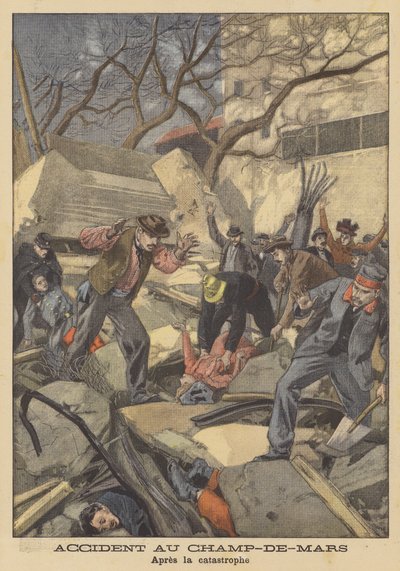 Accident in the Champ-de-Mars, Paris by after Oswaldo Tofani