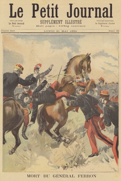 Death of General Ferron by after Oswaldo Tofani