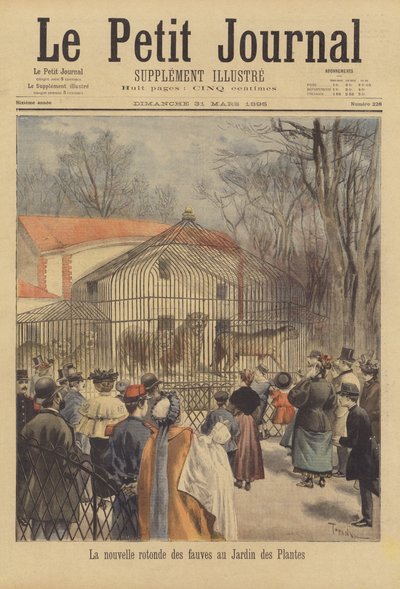 New Wild Animal Enclosure in the Jardin des Plantes by after Oswaldo Tofani