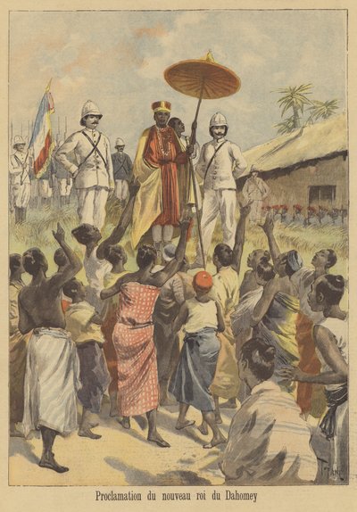 Proclamation of the New King of Dahomey by after Oswaldo Tofani