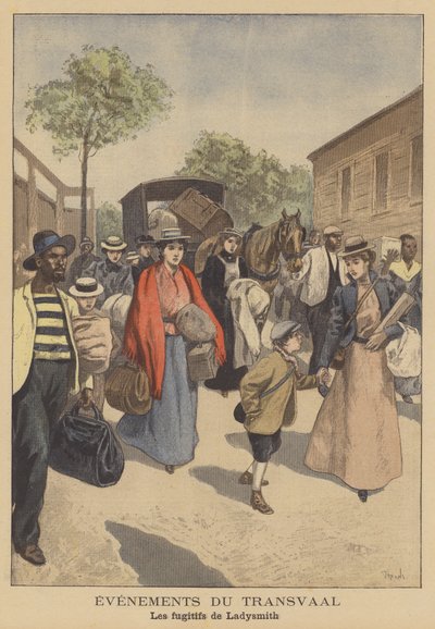 Refugees from the Siege of Ladysmith by after Oswaldo Tofani