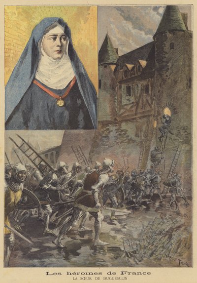 The Heroines de France: The Sister of du Guesclin by after Oswaldo Tofani