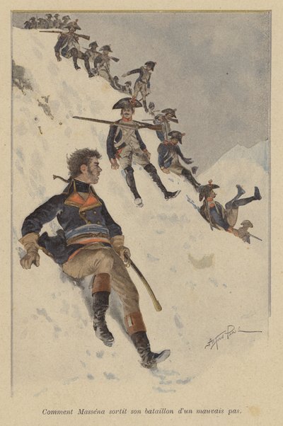 How Massena Got His Battalion Out of a Bad Spot by after Paris