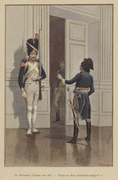 The First Consul Asked Me: Would You Like to Be Drum-Major? by after Paris