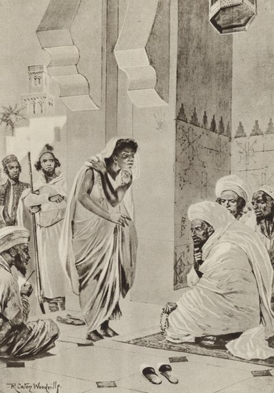 Market place in Africa, where sales are for sale to be shipped to America by after Richard Caton II Woodville