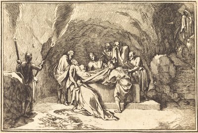 The Entombment by after Sébastien Le Clerc I