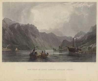 The Head of Loch Lomond, Looking South by after Thomas Allom
