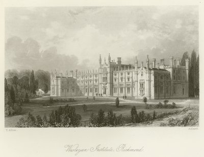 Wesleyan Institute, Richmond by after Thomas Allom