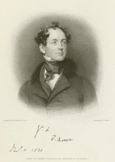 Thomas Moore by after Thomas Lawrence