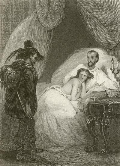 The Husband, the Wife, and the Thief by after Tony Johannot
