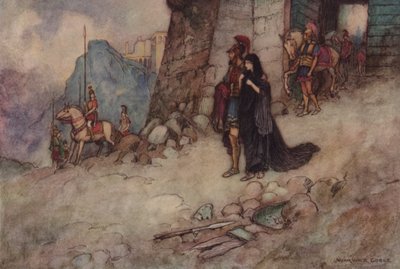 Geoffrey Chaucer, Troilus and Criseyde by after Warwick Goble