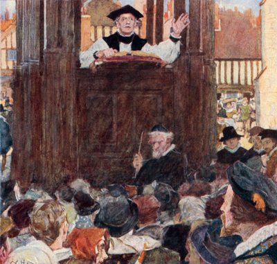 Shakespeare Listens to a Preacher at St Paul