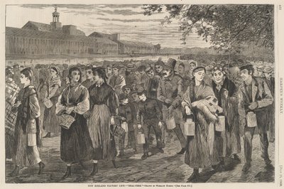New England Factory Life - Bell-Time by after Winslow Homer