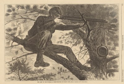 The Army of the Potomac - A Sharp-Shooter on Picket Duty by after Winslow Homer