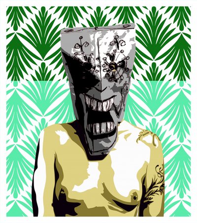 Angry Mask Screaming by andrea de ranieri