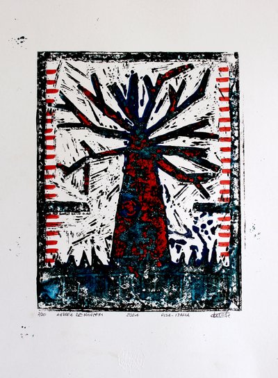 Bold Stylized Tree by andrea de ranieri